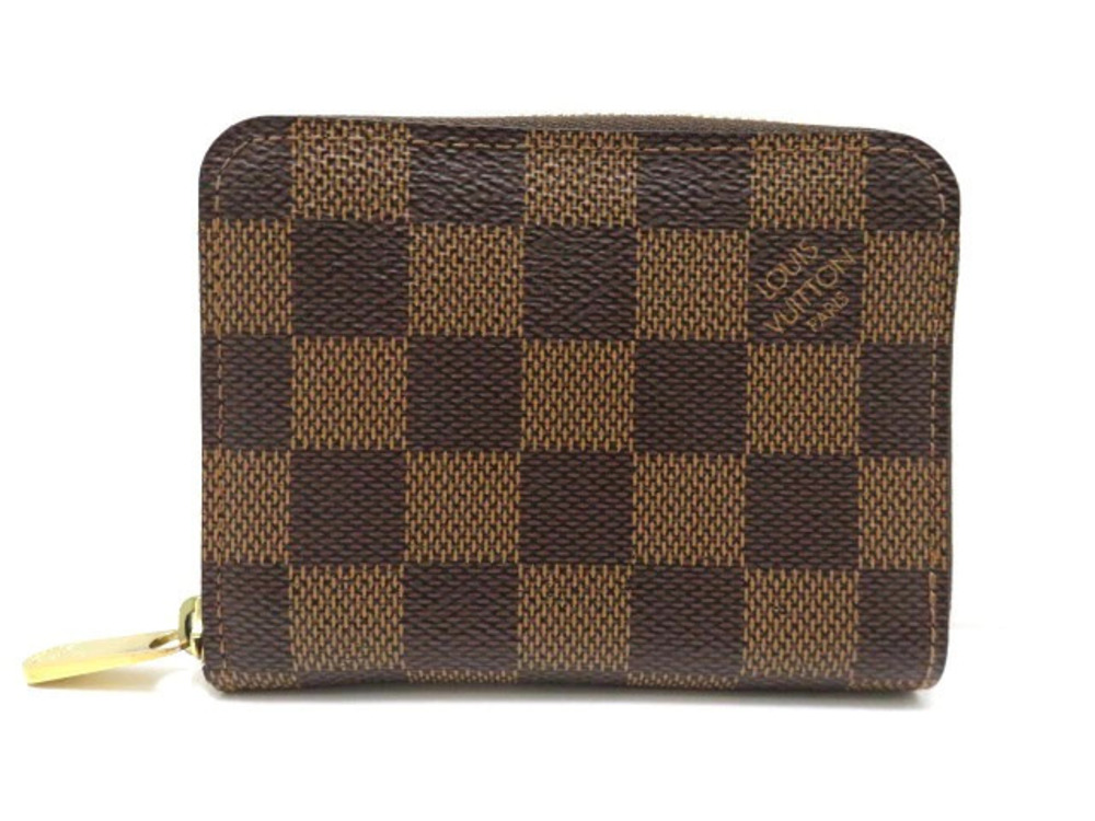 LOUIS VUITTON Zippy Wallet Coin Case Damier Rose Pink Ballerine